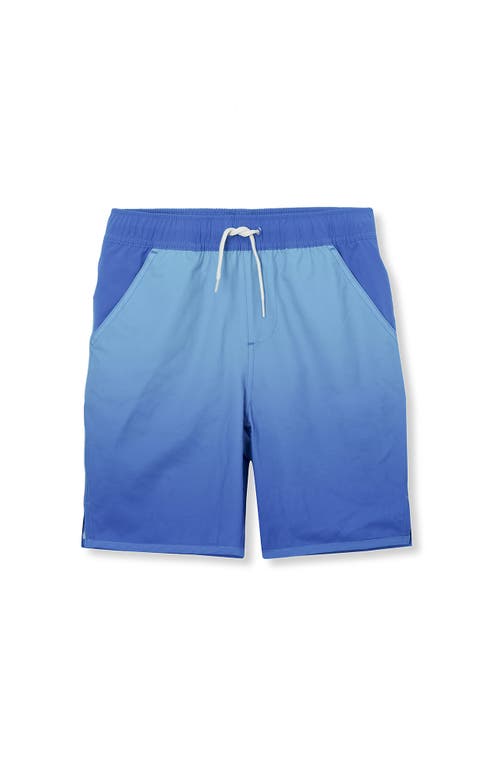 LANDS' END LANDS' END BOYS SLIM STRETCH HYDROLINER SWIM TRUNKS
