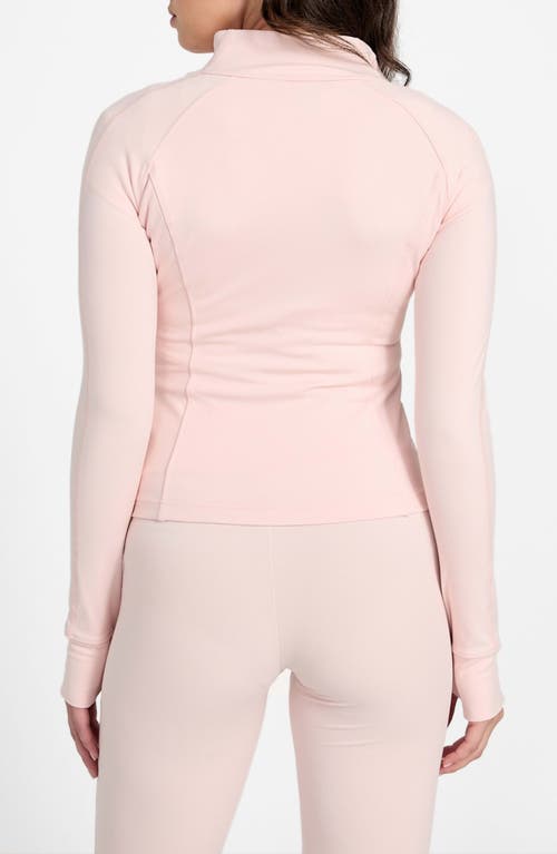 GUESS GUESS MARGO LONG SLEEVE ZIP ACTIVE SWEATSHIRT 