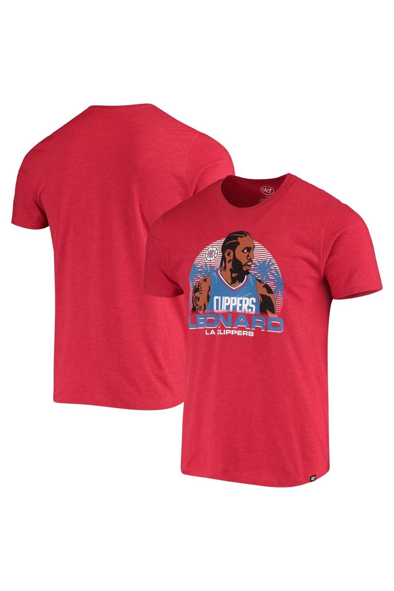 Men's Kawhi Leonard Red LA Clippers Player Graphic T-Shirt, Main, color, Red