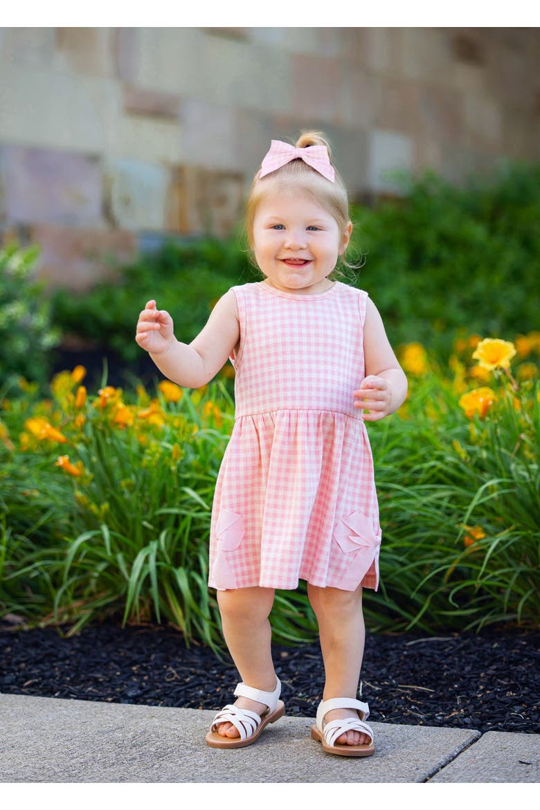 Pink Plaid Perfection Sleeveless Dress, Alternate, color, Pink