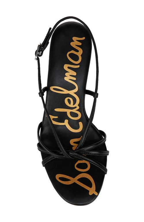 Sam Edelman Cressa Slingback Kitten Heel Sandal In Black