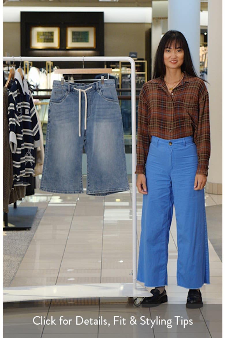 Hob Drawstring Denim Shorts video