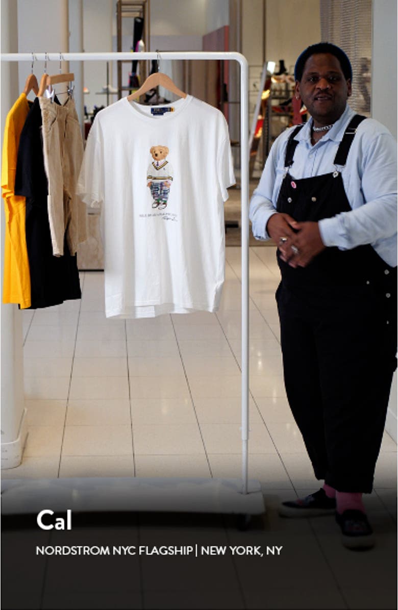 Polo Bear Cotton Jersey Graphic Tee, sales video thumbnail