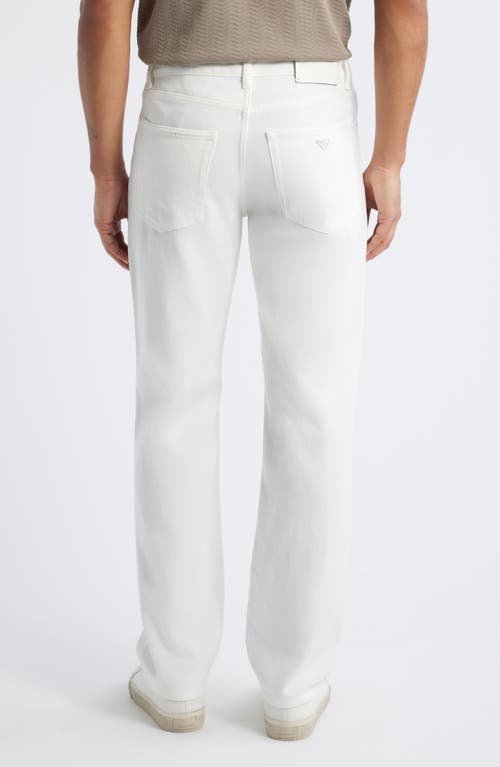 Emporio Armani White Lyocell & Cotton 5-pocket Pants In White