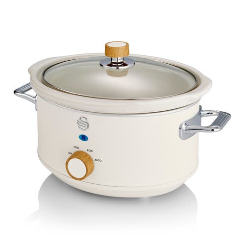Swan Nordic 3.5l Slow Cooker In Neutral