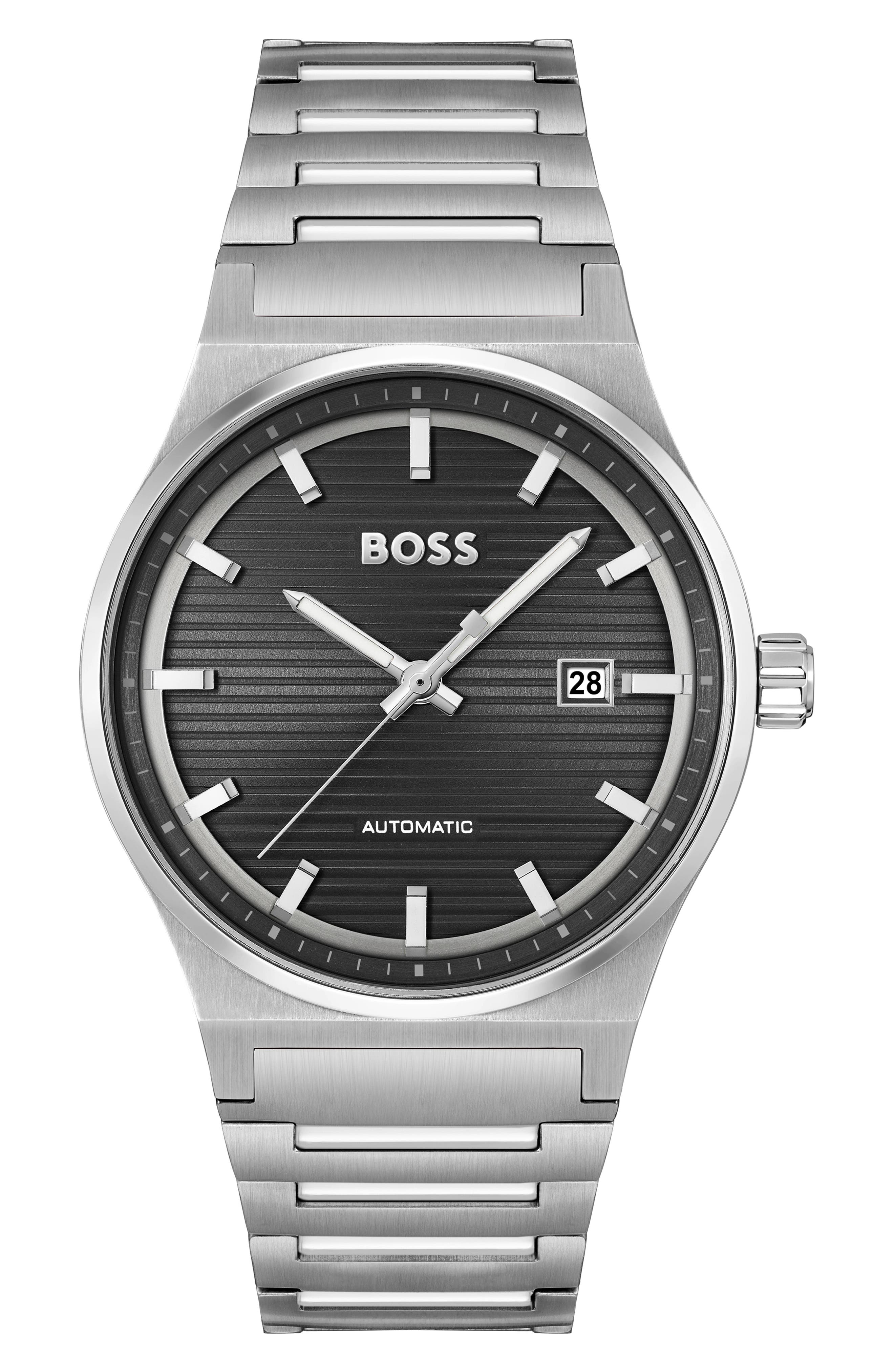 BOSS Candor Automatic Bracelet Watch, 41mm