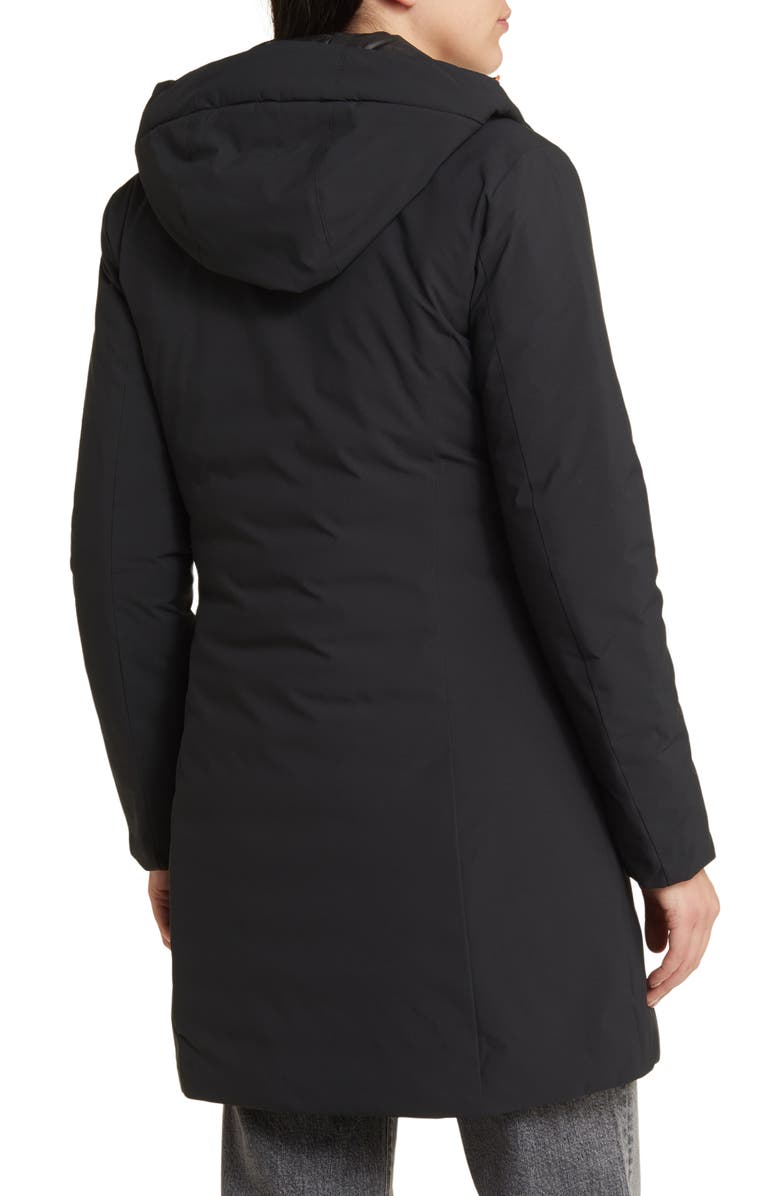 Save The Duck Leyla Hooded Water Repellent Insulated Recycled Polyester Coat, Alternate, color, 