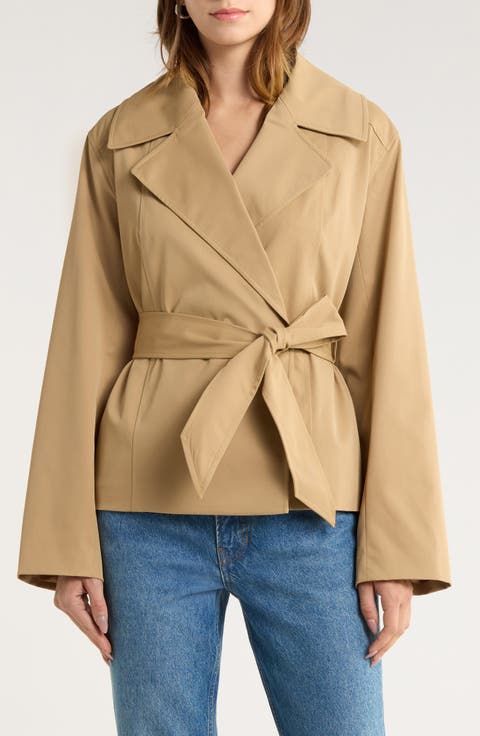 Jordan Short Trench Coat