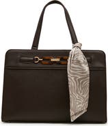 Anne Klein Triple Compartment Faux Leather Tote