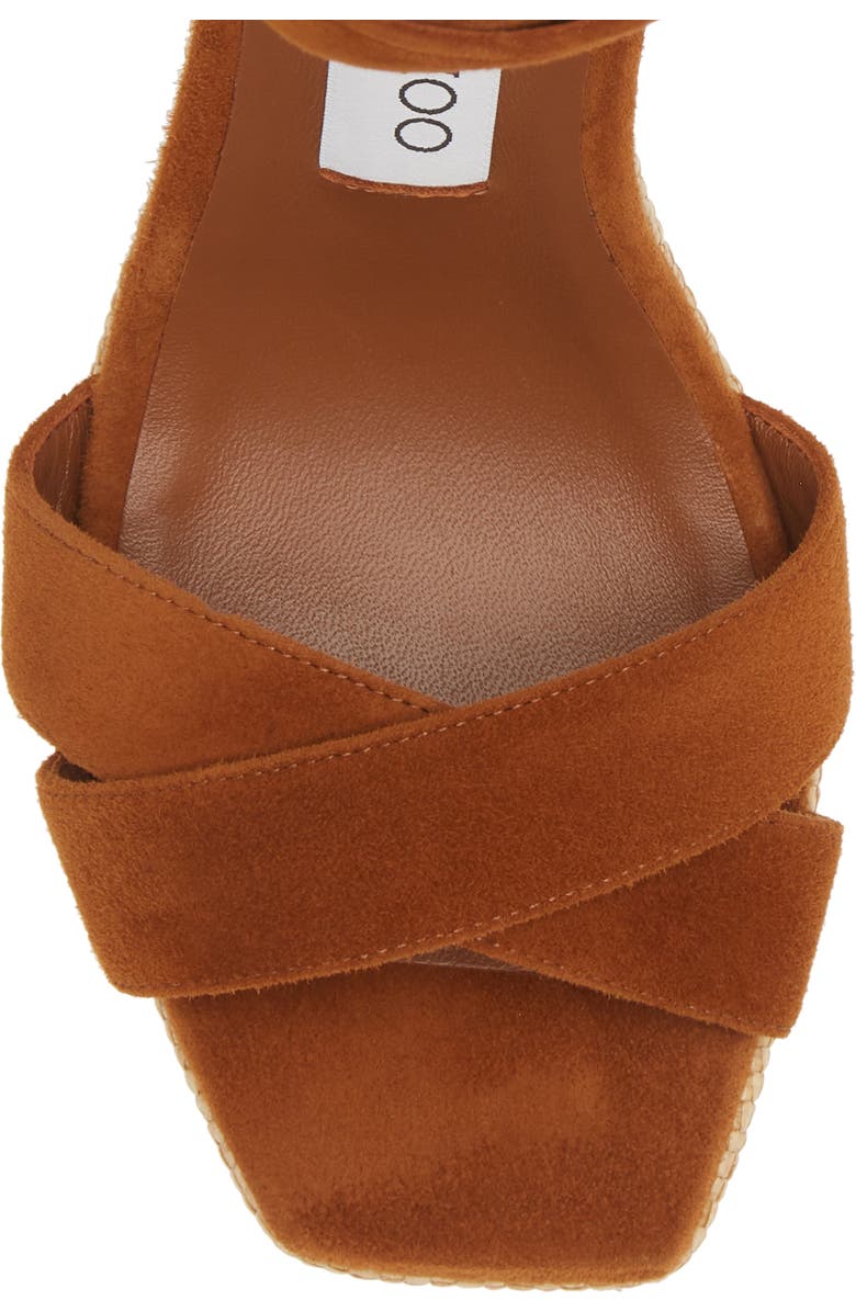 Jimmy Choo Gaia Ankle Wrap Platform Sandal, Alternate, color,