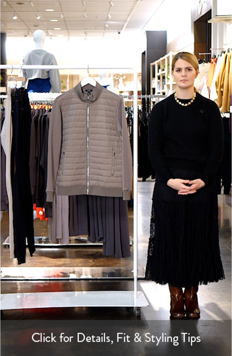 Freddie Mixed Media Jacket, sales video thumbnail