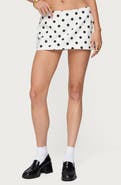 EDIKTED Noreen Polka Dot Low Rise Miniskort