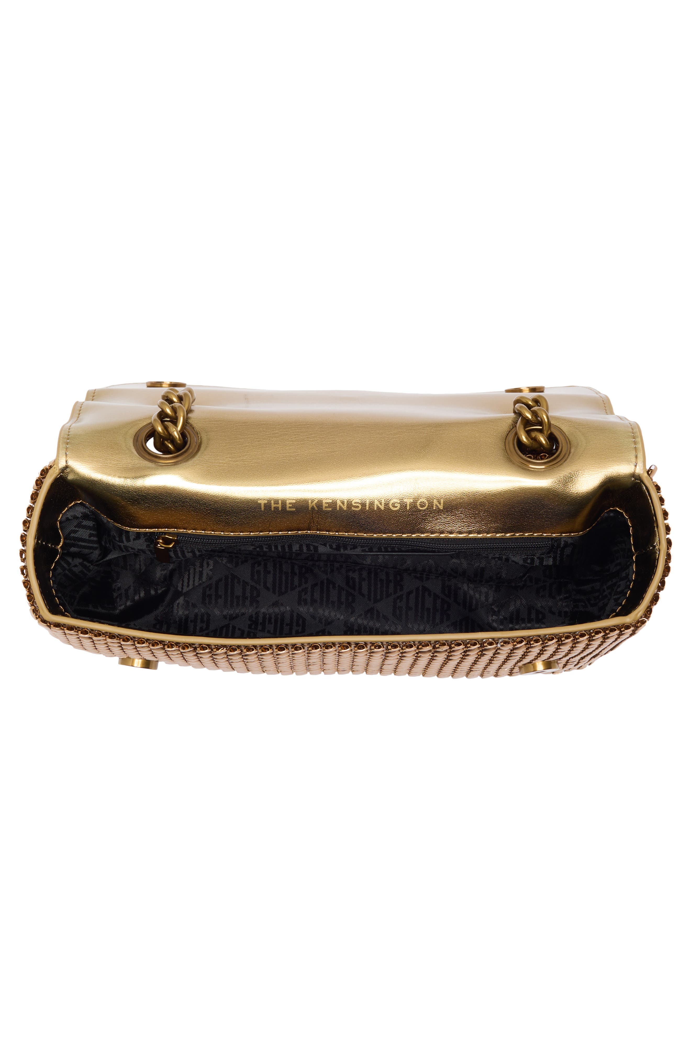 Kurt Geiger London Small Party Shoulder Bag, Alternate, color, Bronze