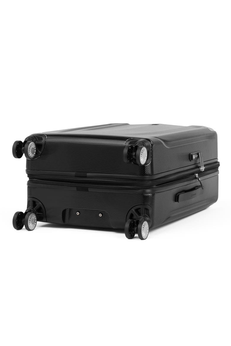 Pathways 3 Hardside Expandable 25" Medium Checked Spinner Luggage, Alternate, color, Black Knight
