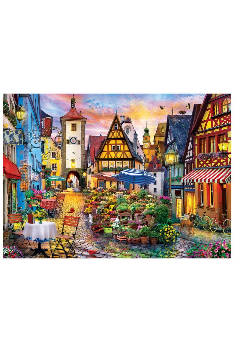Bavarian Flower Market 1000 Piece Puzzle, Alternate, color, Multicolor