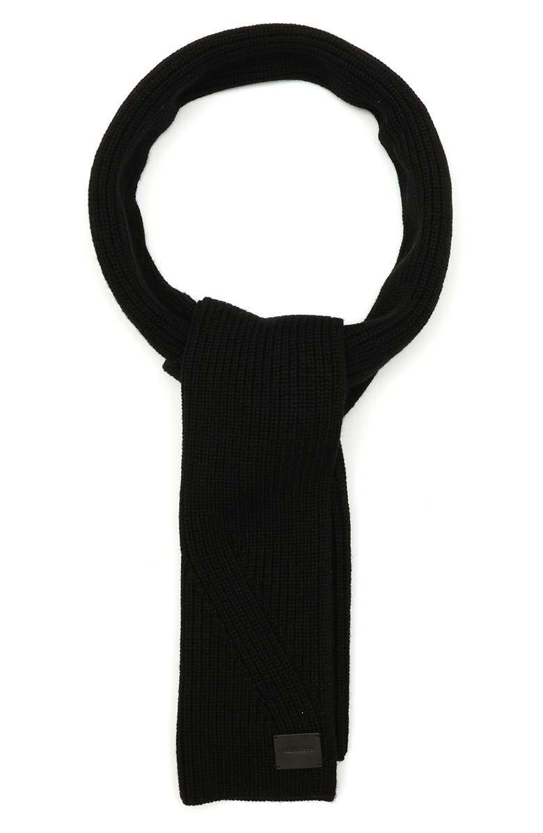 AllSaints Traveling Rib Knit Scarf, Alternate, color,