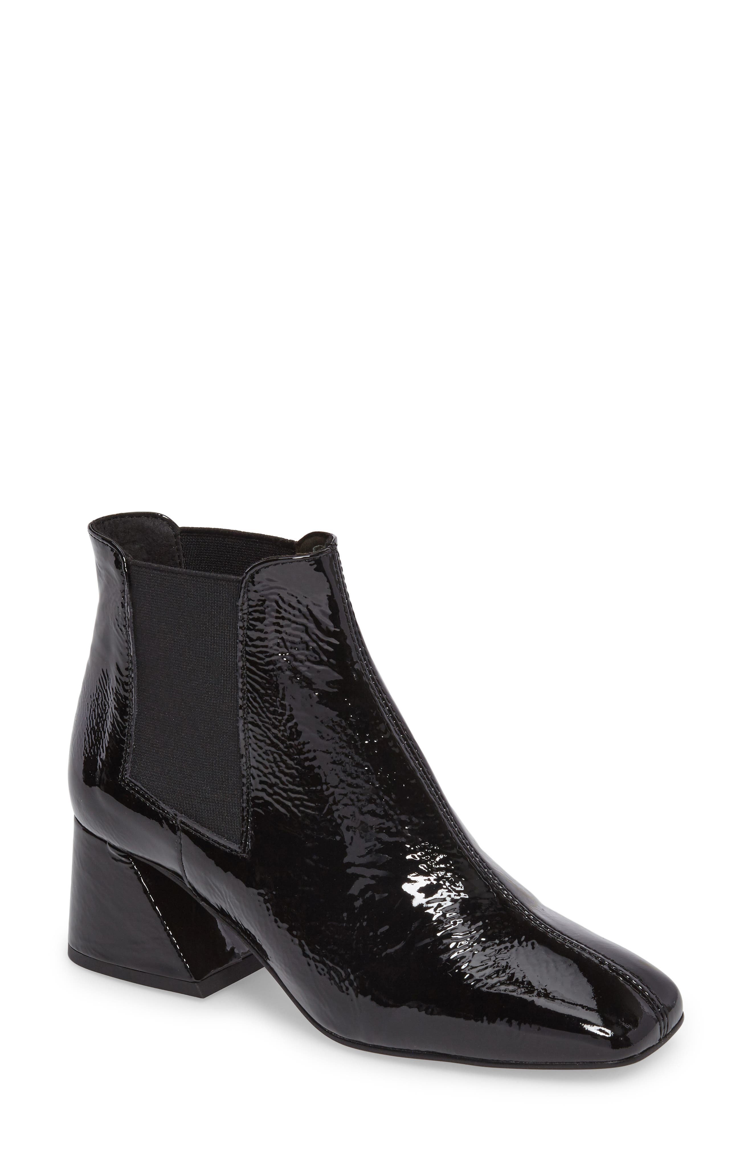 Topshop Manuel Architectural Heel Bootie, Main, color, 