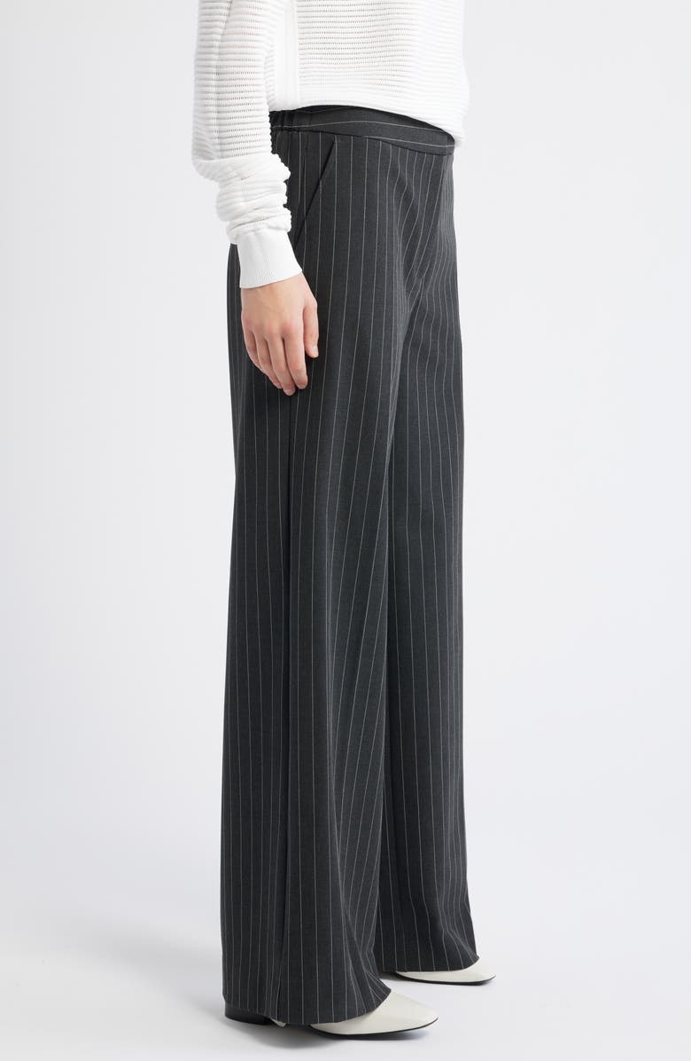 Nordstrom Pinstripe Wide Leg Pants, Alternate, color, 