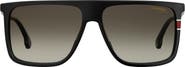 Carrera Eyewear 58mm Polarized Flat Top Sunglasses