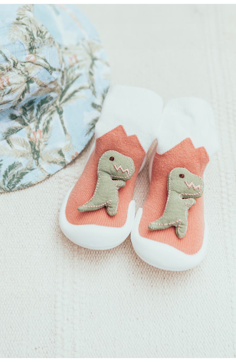 Komuello Toddler Boy Sock Shoes - Tyno, Alternate, color, Green