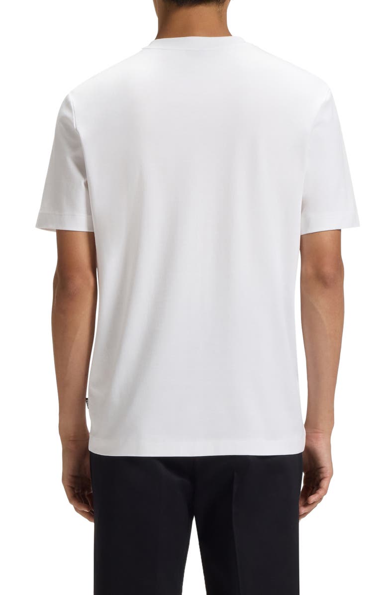 BOSS Thompson Cotton Logo Graphic T-Shirt, Alternate, color, White