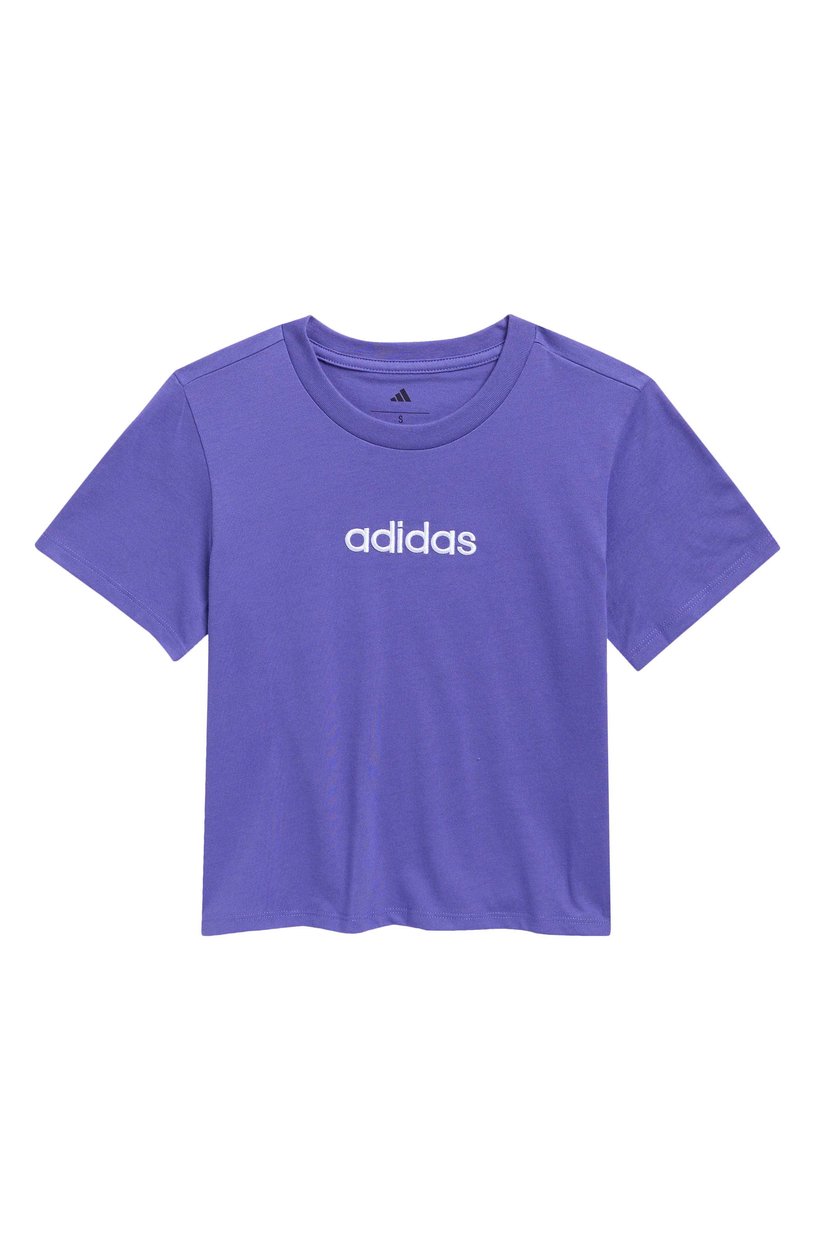 adidas Kids' Logo Embroidered T-Shirt