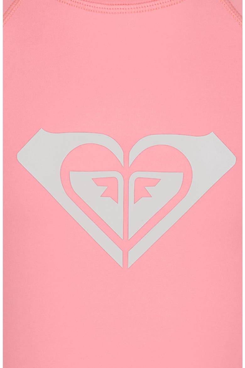 Kids' Hearted UPF Rashguard, Alternate, color, PLUMERIA