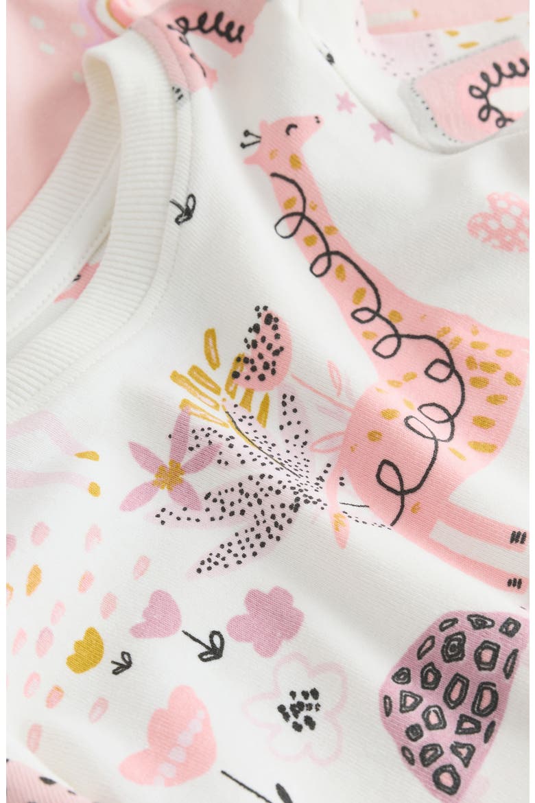 3-Pack Assorted Unicorn Fitted Two-Piece Stretch Cotton Pajamas, Alternate, color, PINK MULTI