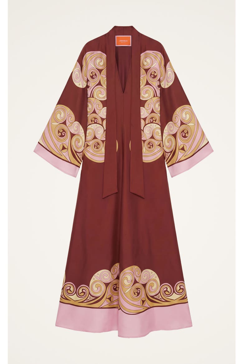 Magnifico Dress, Alternate, color, Kells Swirl Placée Burgundy