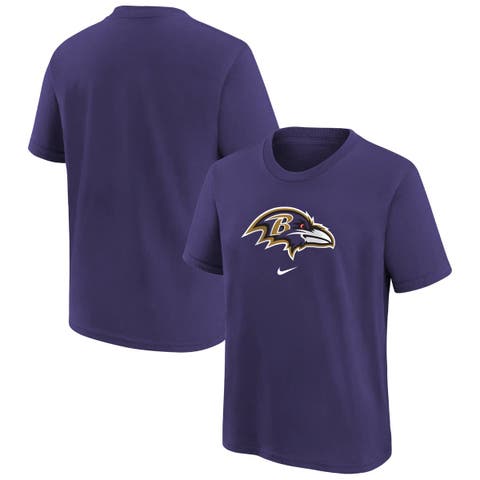 Preschool Nike Purple Baltimore Ravens Team Wordmark T-Shirt