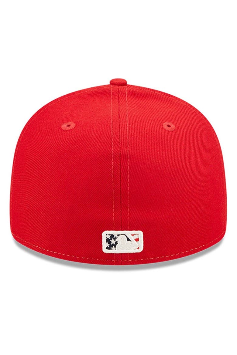 Men's New Era Red San Francisco Giants 2022 4th of July Low Profile 59FIFTY Fitted Hat, Alternate, color, Red