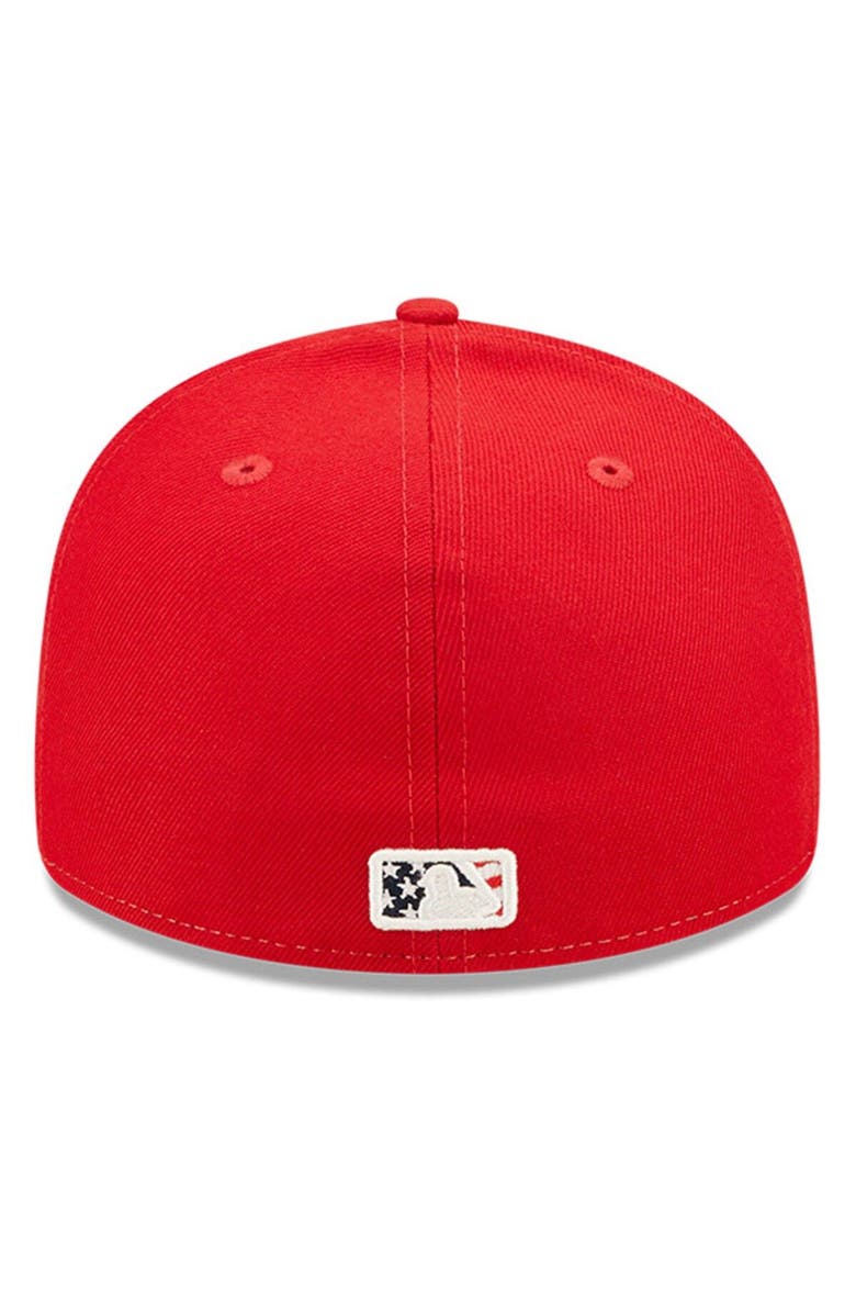 New Era Men's New Era Red San Francisco Giants 2022 4th of July Low Profile 59FIFTY Fitted Hat, Alternate, color, Red