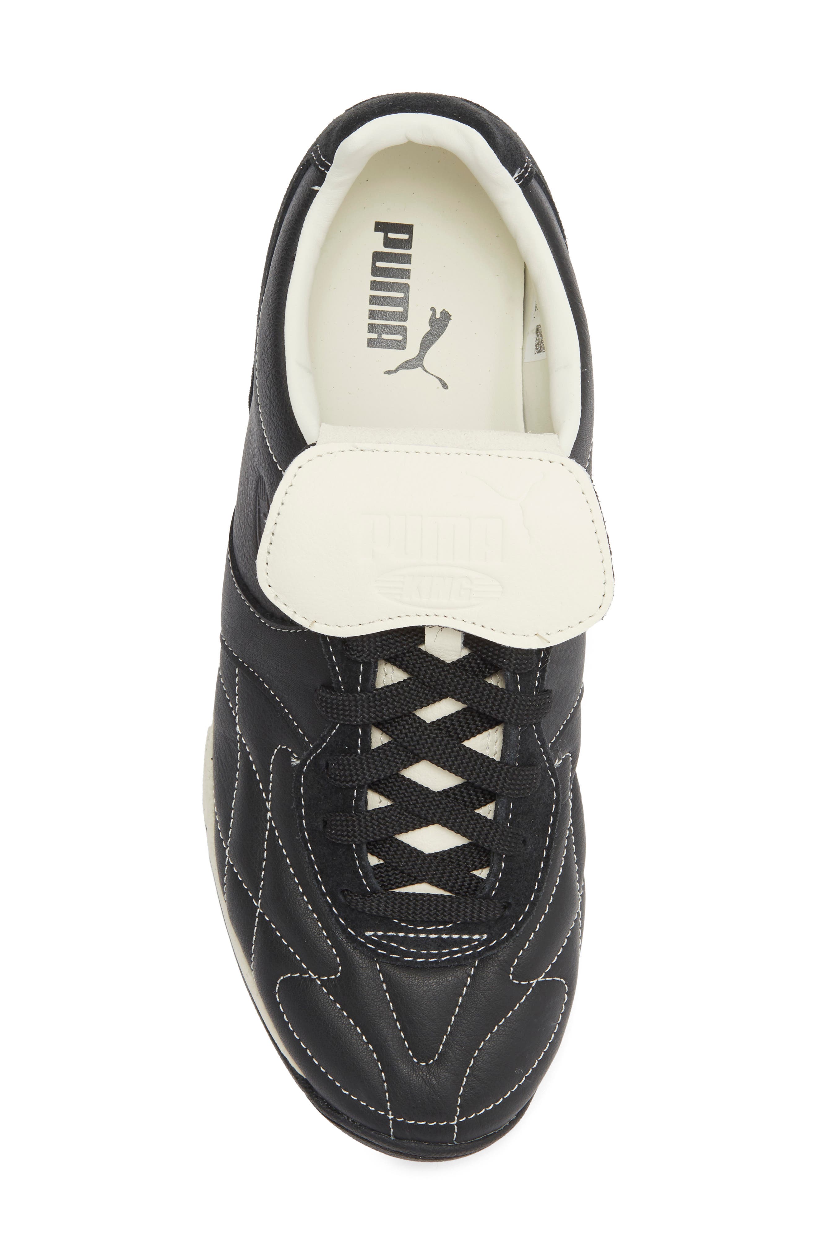 PUMA King Indoor Soccer Sneaker, Alternate, color, Puma Black-Frosted Ivory