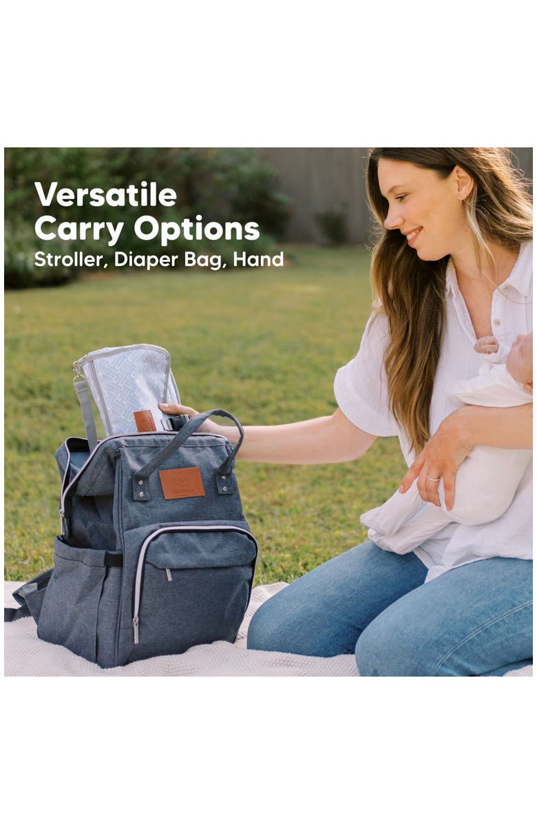 KeaBabies Ezee Diaper Changing Pad, Alternate, color, Black Geo