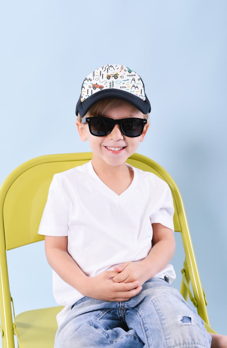 Tiny Trucker Co. Kids' Cars Trucker Hat, Alternate, color, 