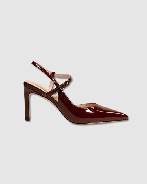 Mi/mai Emy Slingback Stiletto In Burgundy