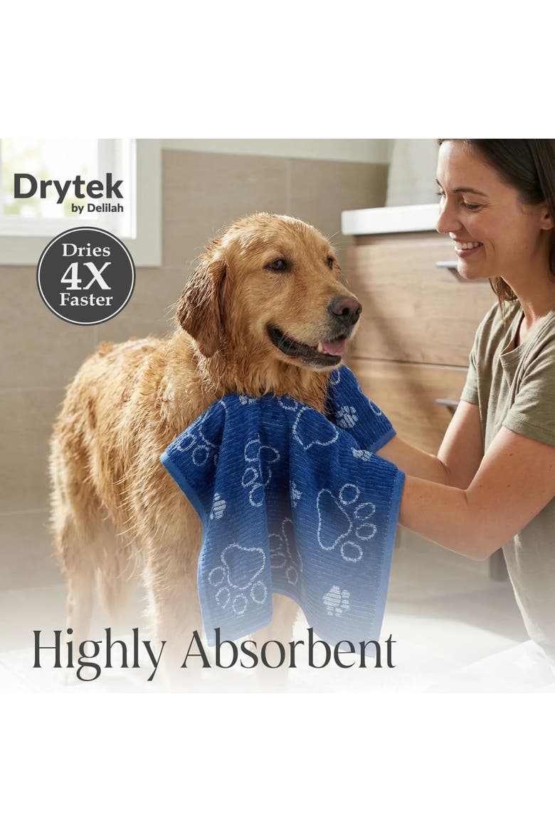 Drytek Dog Bath Towel, Alternate, color, Pink