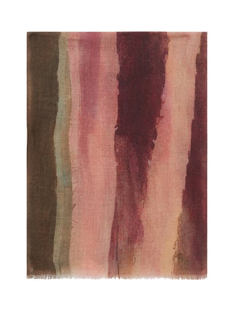 Rosalin Watercolor Stripe Scarf