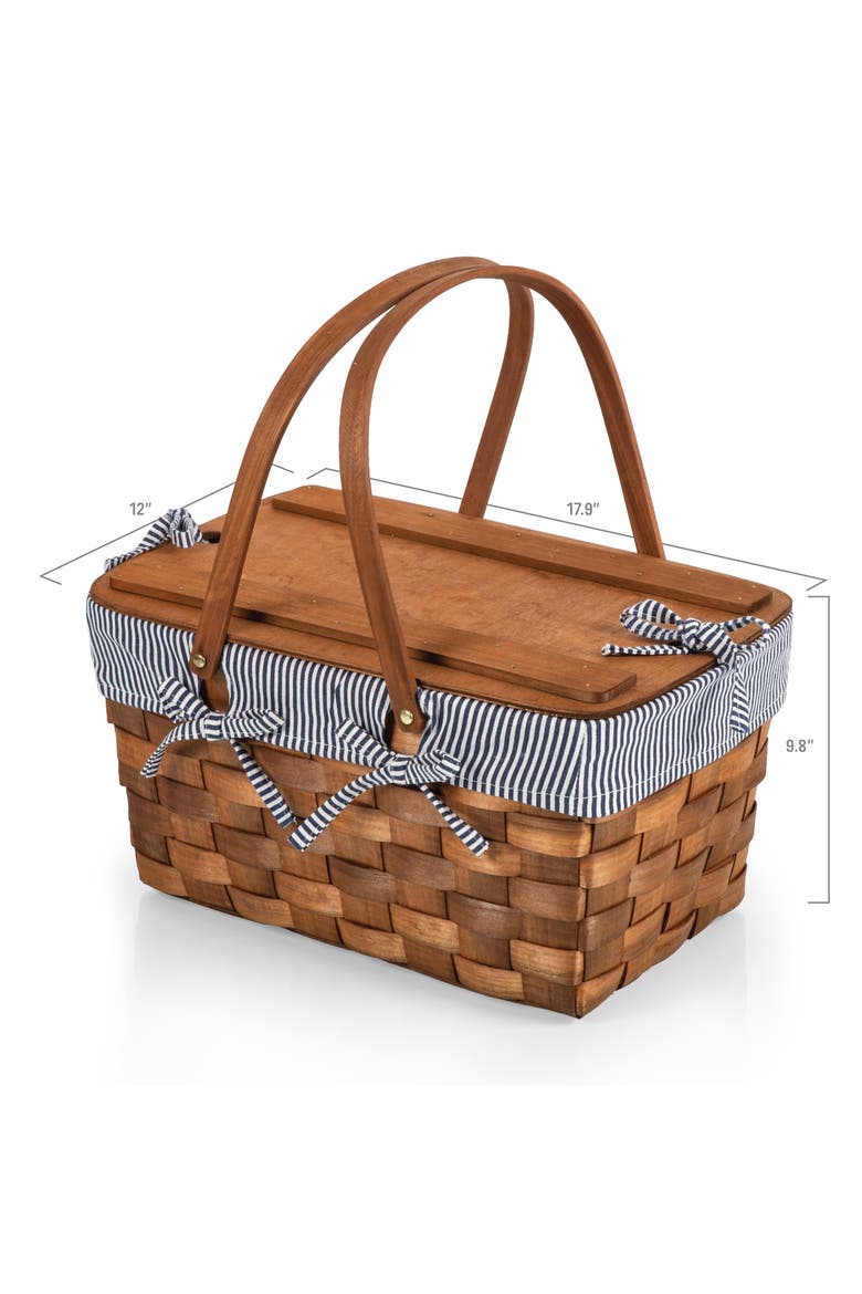 Kansas Picnic Basket, Alternate, color, BLUE