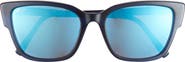 Maui Jim 55mm Polarized Cat Eye Sunglasses