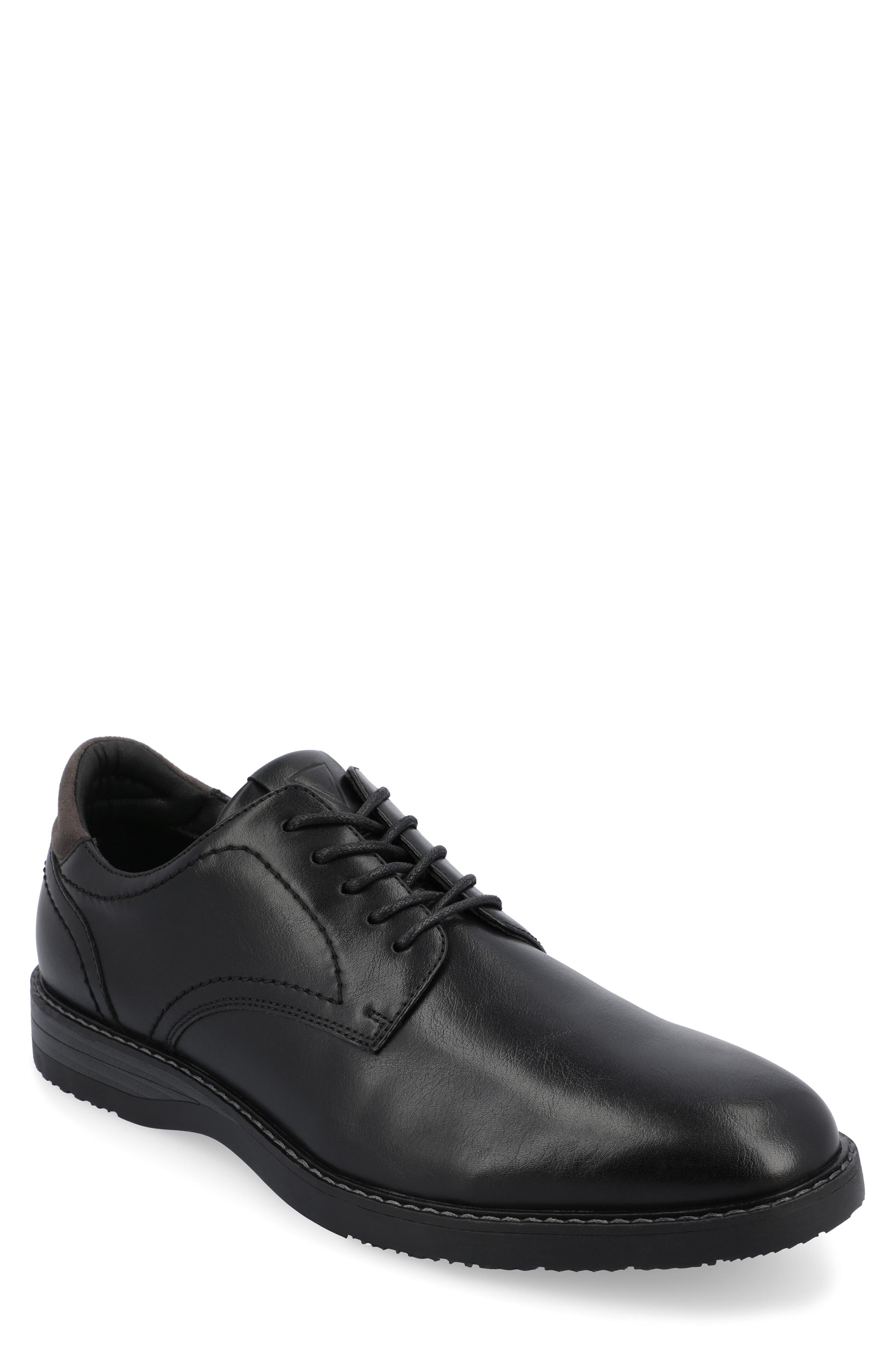 VANCE CO Rutger Plain Toe Derby, Main, color, 