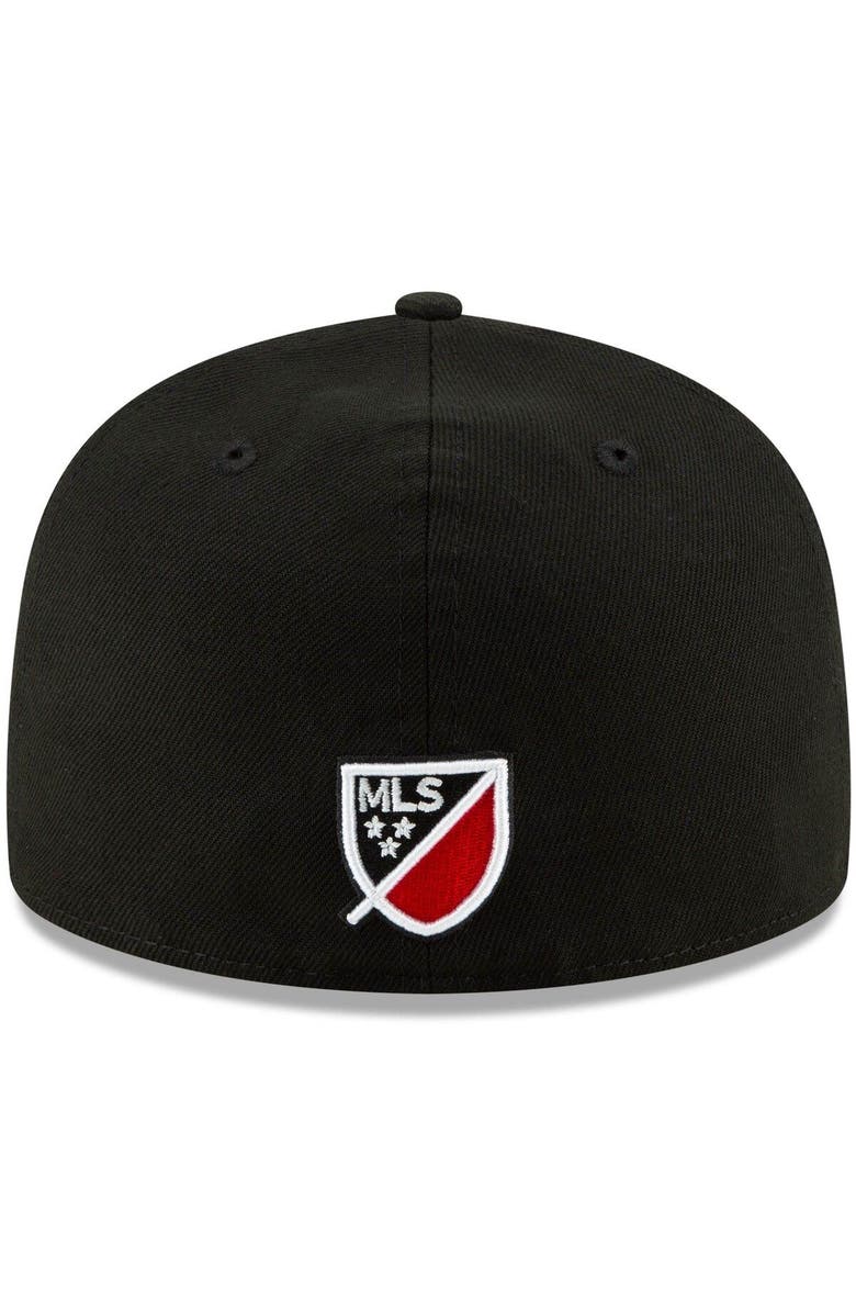 New Era Men's New Era Black D.C. United Primary Logo 59FIFTY Fitted Hat, Alternate, color, 