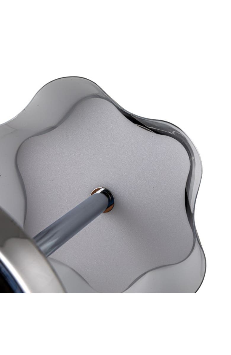 Storied Home Metal LED Rechargeable Table Lamp with Touch Sensor, Silver Finish, Alternate, color, Chrome