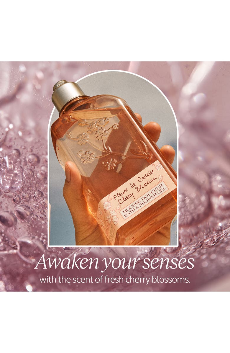 L'Occitane Cherry Blossom Bath & Shower Gel, Alternate, color,