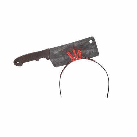 Bloody Butcher Knife Headband Halloween Costume Accessory