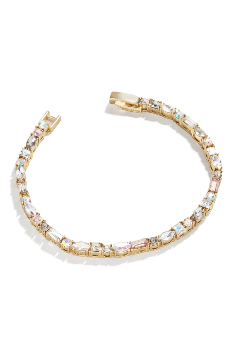 BaubleBar Crystal Tennis Bracelet, Main, color,