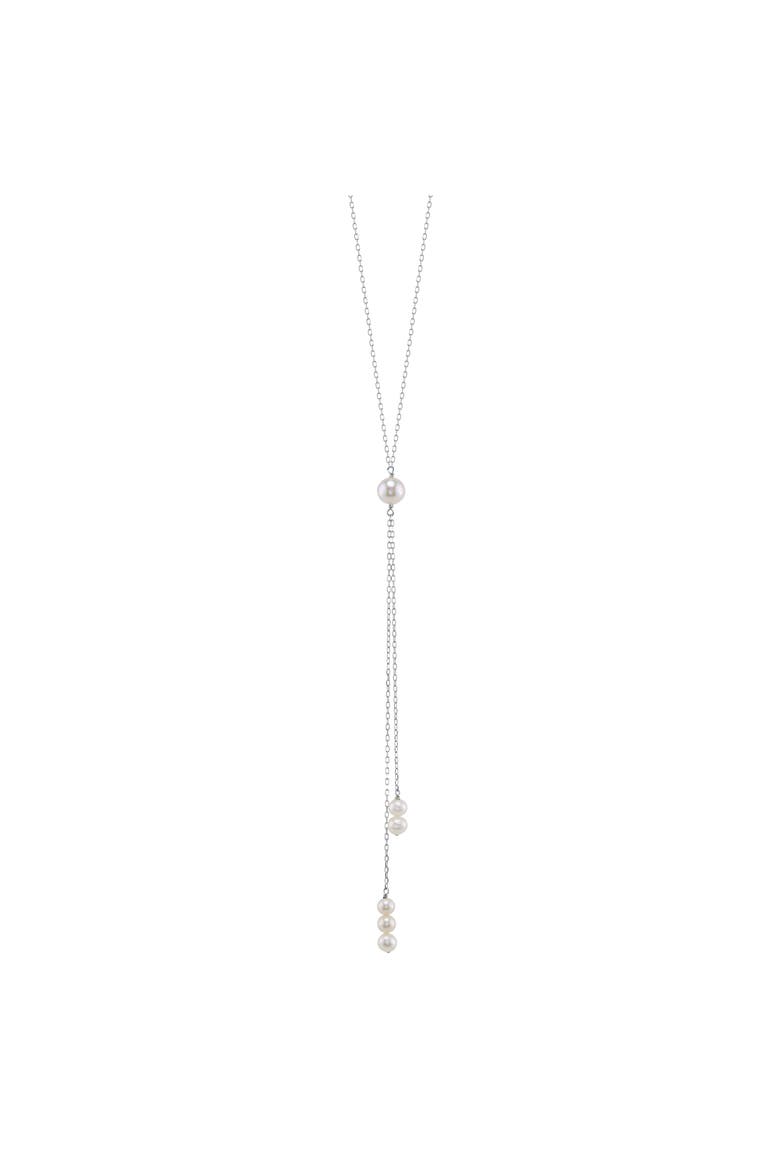 Freshwater Pearl Tincup Selena Necklace Pendant, Main, color, Sterling Silver
