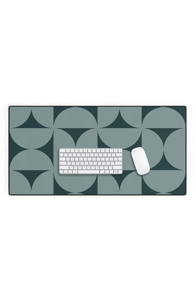 Deny Designs Bold Minimalism XCIX Desk Mat, Alternate, color, Green