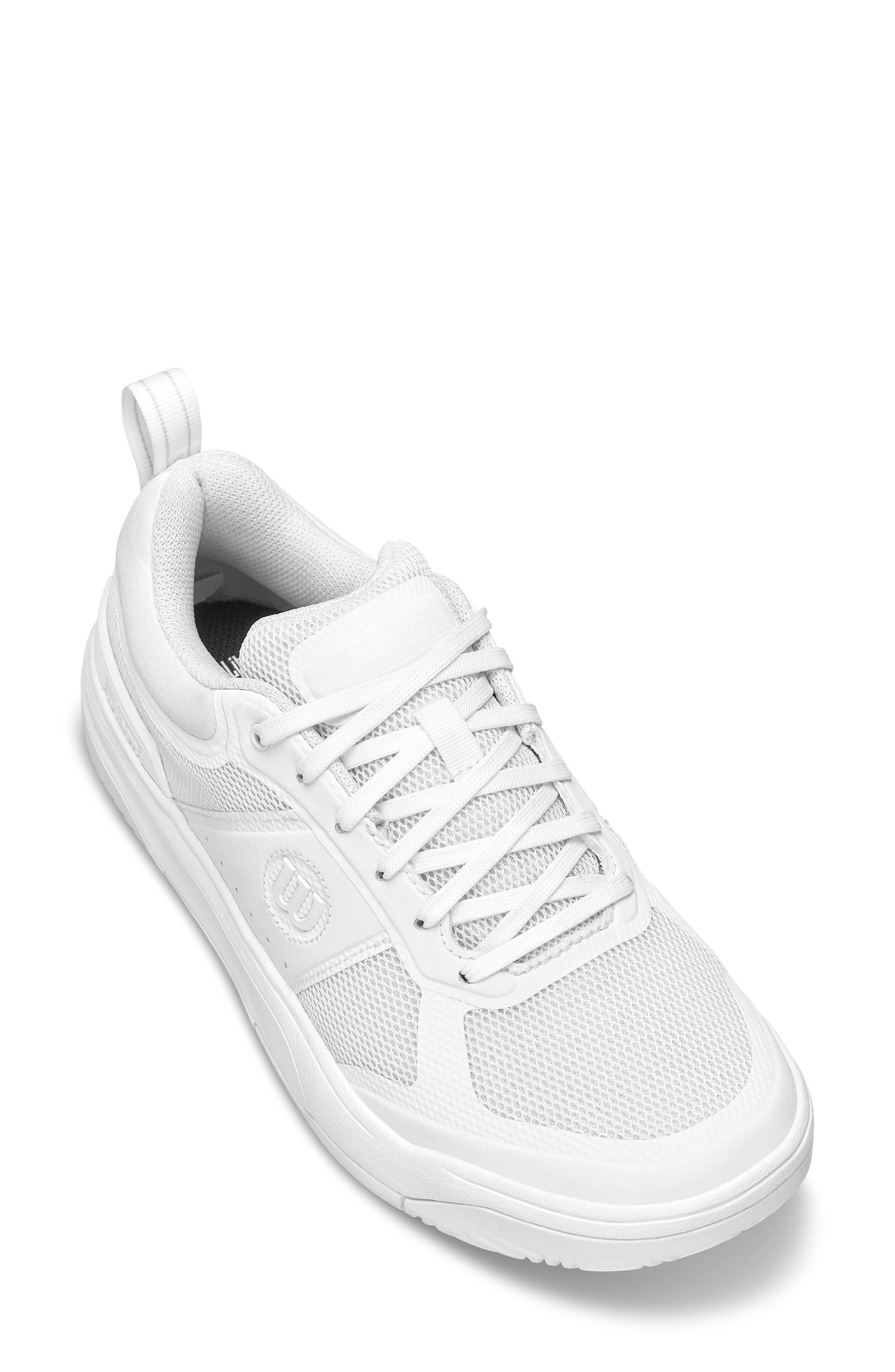 Pickle Pro Pickleball Sneaker, Main, color, CLEAR WHITE / CLEAR WHITE