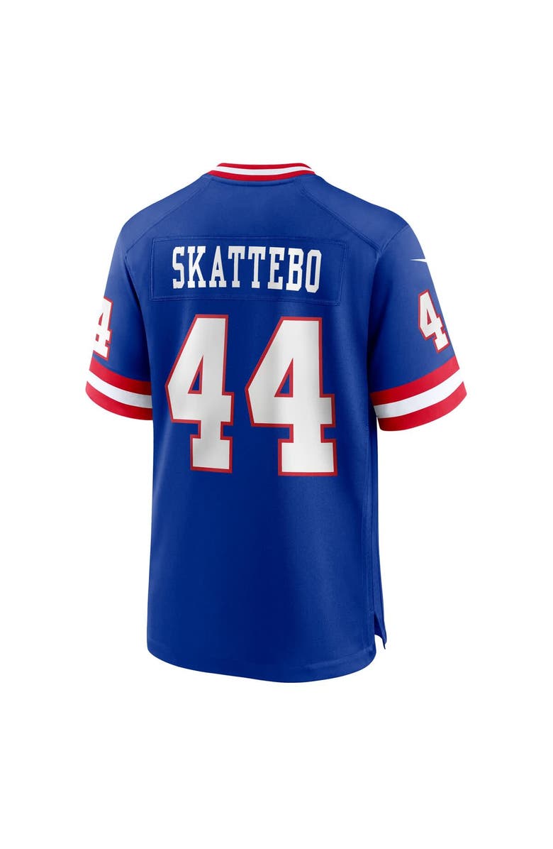 Nike Men's Nike Cam Skattebo Royal New York Giants Alternate 2 Legacy Game Jersey, Alternate, color, Royal